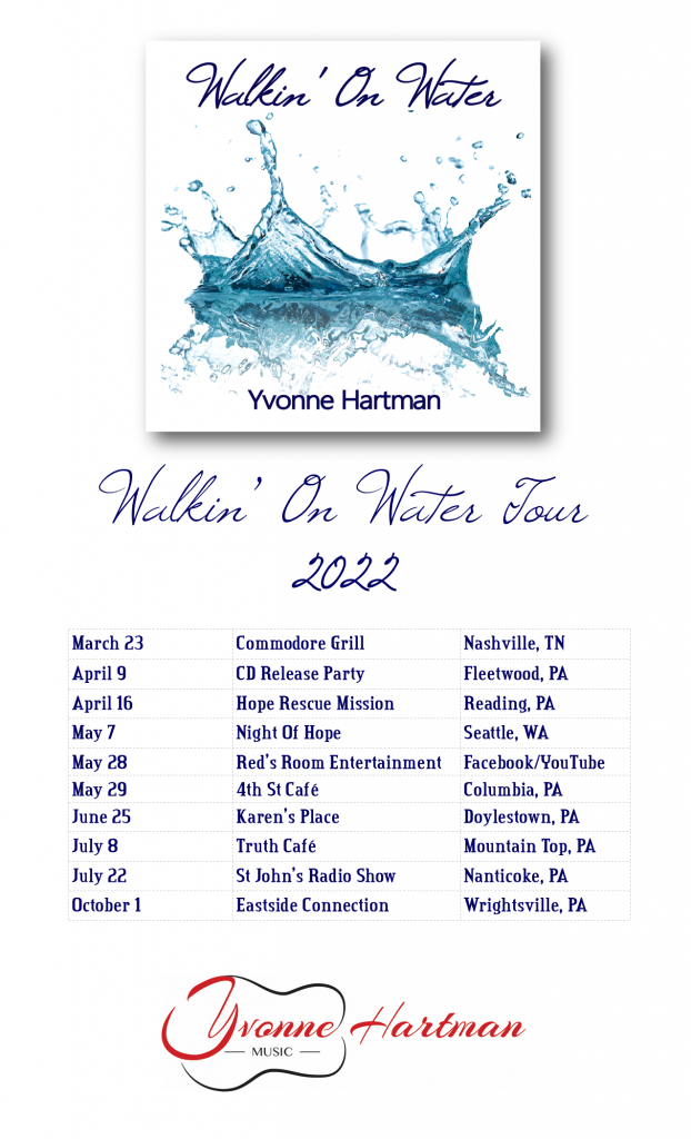 Walkin On Water Tour Poster 8 x 14