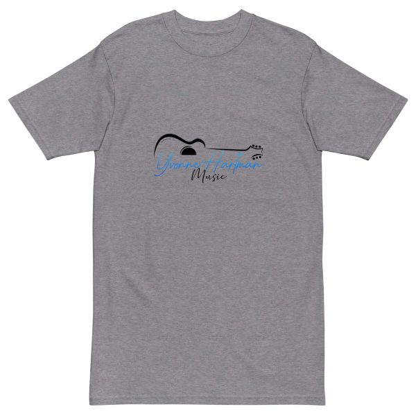 Premium heavyweight tee Yvonne Hartman logo