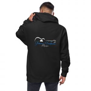 Unisex fleece zip up hoodie Yvonne Hartman Logo