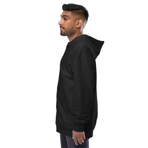 Unisex fleece zip up hoodie Yvonne Hartman Logo - Image 4