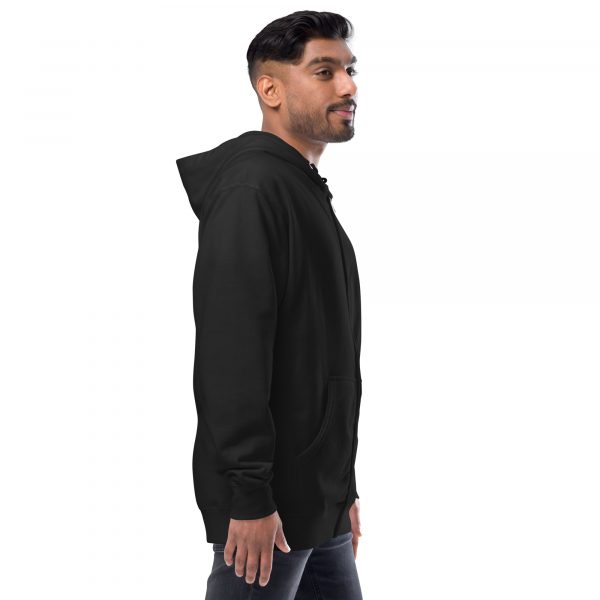 Unisex fleece zip up hoodie Yvonne Hartman Logo - Image 6