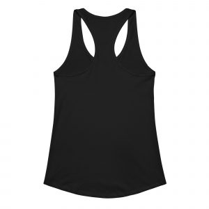 Women’s fitted racerback tank top Yvonne Hartman Logo