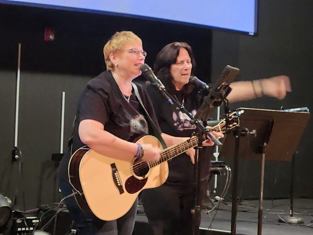 Yvonne and Liz Collins