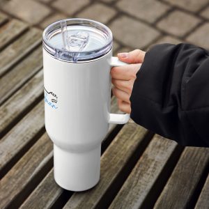 Yvonne Hartman Travel mug with a handle