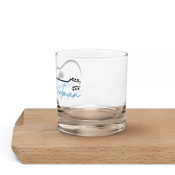 Rocks glass with Yvonne Hartman Logo - Image 3