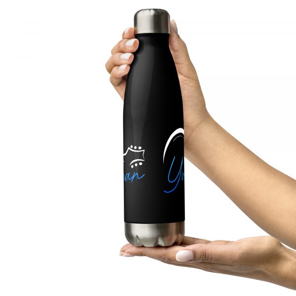 Stainless steel water bottle with Yvonne Hartman Logo - Image 2
